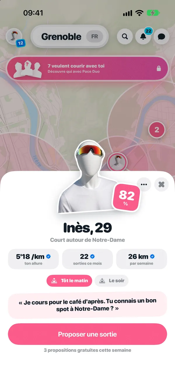 Pace, autre écran
