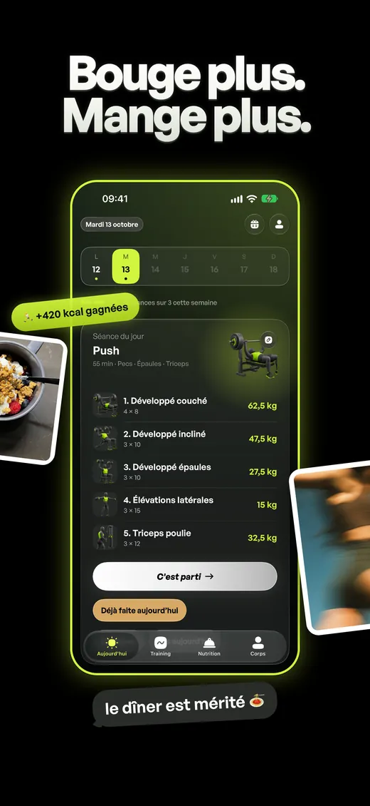 Aura : Bouge plus, mange plus