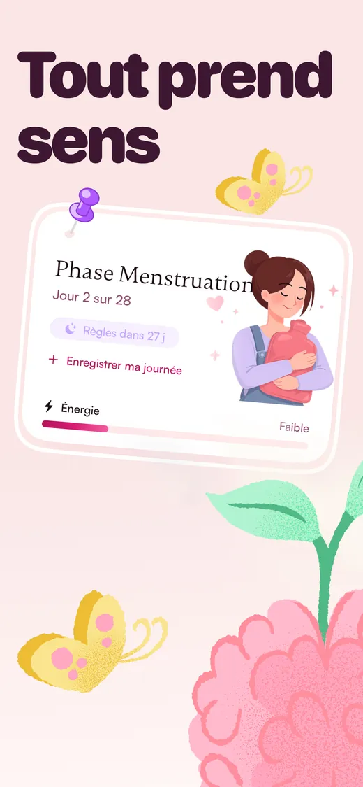 Luteal sur l'App Store : Tout prend sens