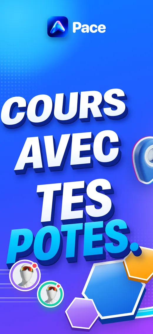 Pace sur l'App Store : Cours avec tes potes